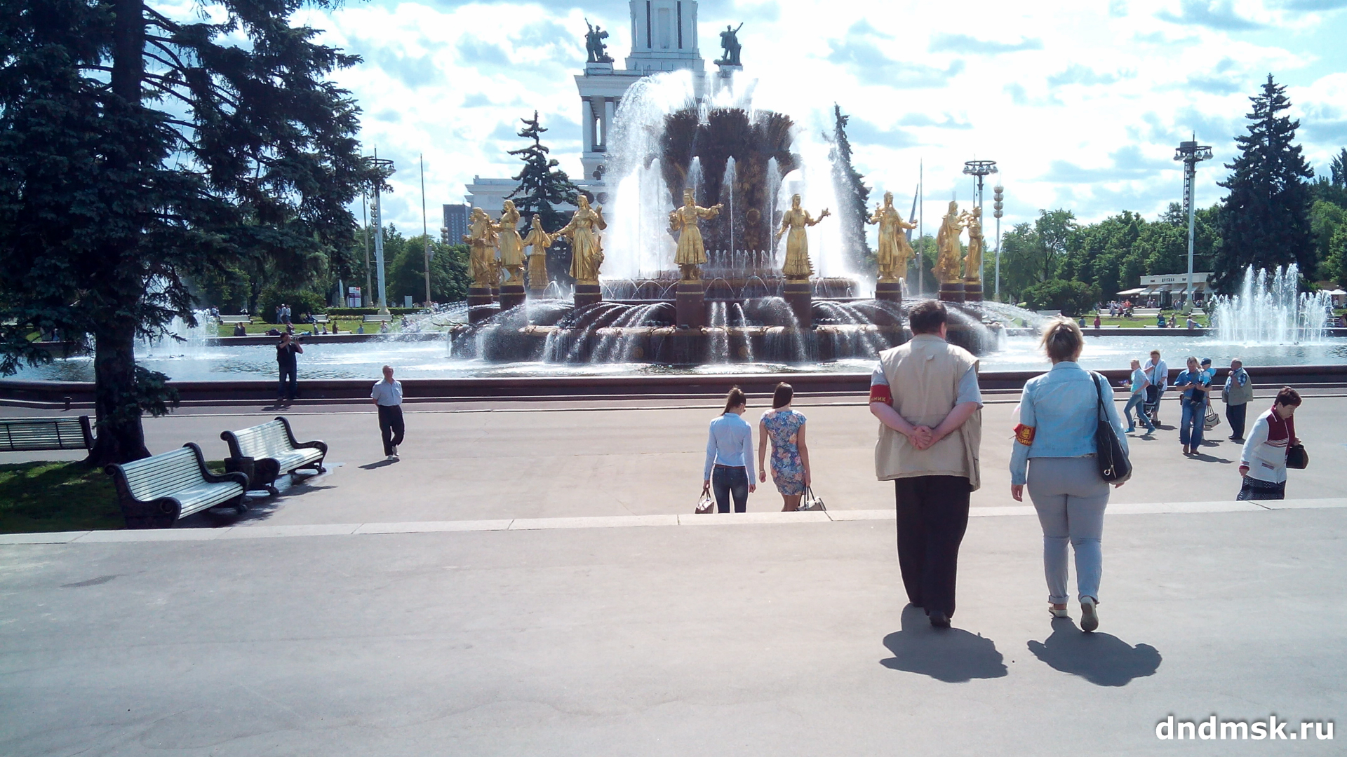 Московская городская народная дружина обеспечивала порядок на улицах Москвы в День России